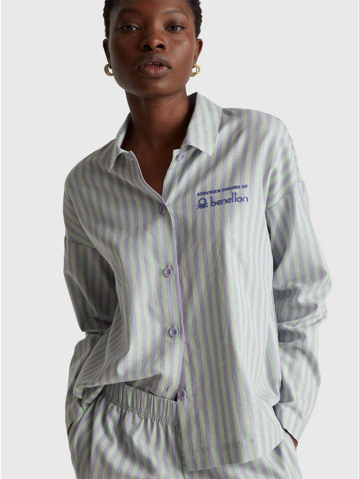 PYJAMA(JACKET+TROUSE Women image number 4